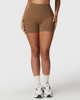High-Waisted Seamless Gym Shorts for Women