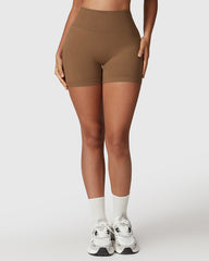 High-Waisted Seamless Gym Shorts for Women
