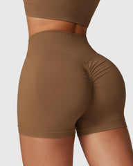 Women's Elastic Waist Yoga Shorts