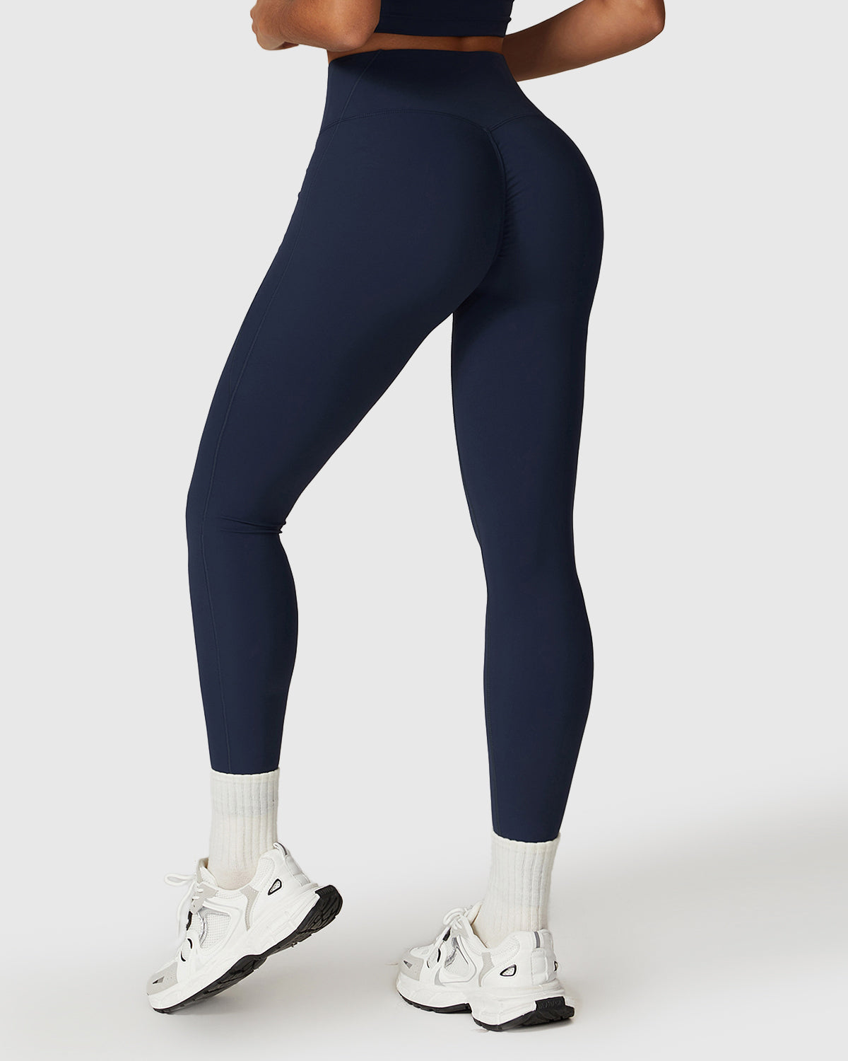 Emblem Blue Running Leggings for Yoga