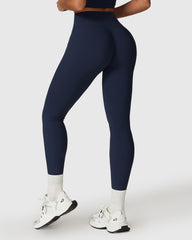Emblem Blue Running Leggings for Yoga
