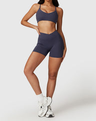 Stylish Women's Workout Bra with Comfortable Shorts