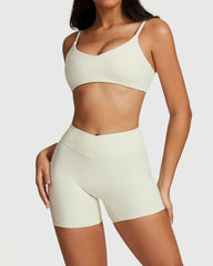 Women's Activewear Bra and Comfortable Shorts