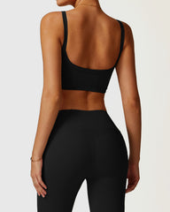 Comfortable Women's Yoga Bra in Black