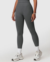 Grey Sculpt Elastic Waistband Leggings