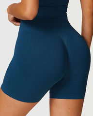 Stylish High-Rise Women's Yoga Shorts