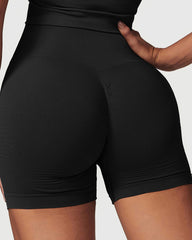 Stylish High-Rise Women's Yoga Shorts