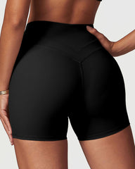 High Support, Moisture-Wicking High-Rise Shorts