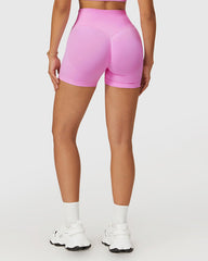 Seamless High Waist Shorts - Pink