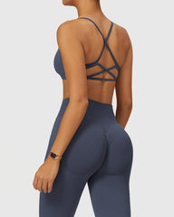 Women's Gym Bra with Seamless Design