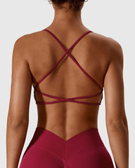 Red Yoga Bra