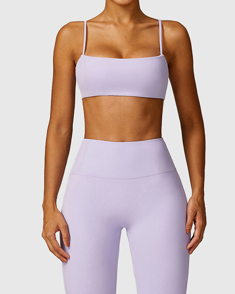 Light Purple Moisture-Wicking Activewear Set