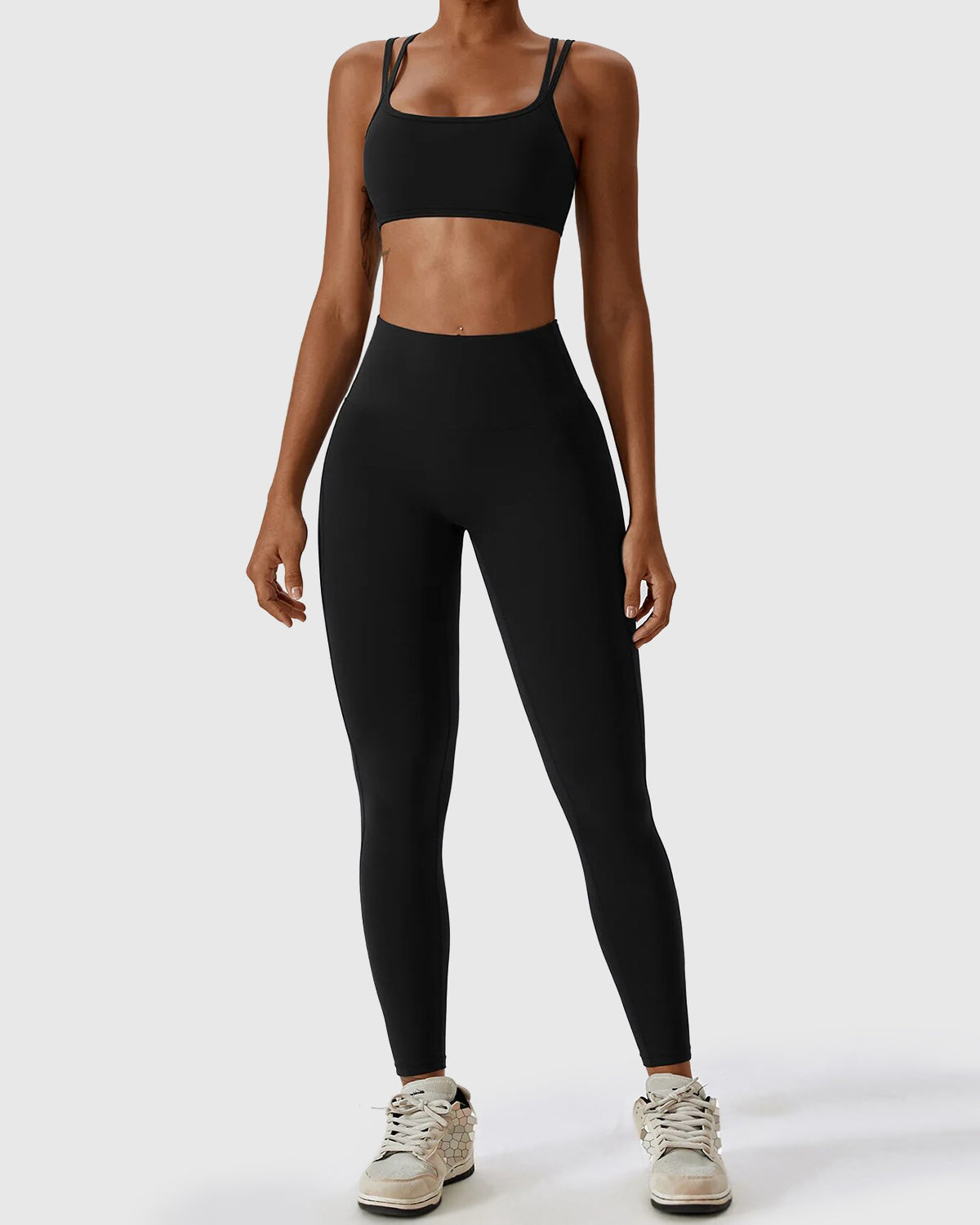 Strap Scoop-Neck Bra - Activewear Set