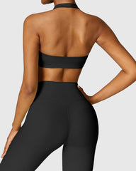 Backless Sports Bra for - Gym & Yoga Set