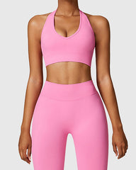 High-Support Activewear Bra -  Fitness Set