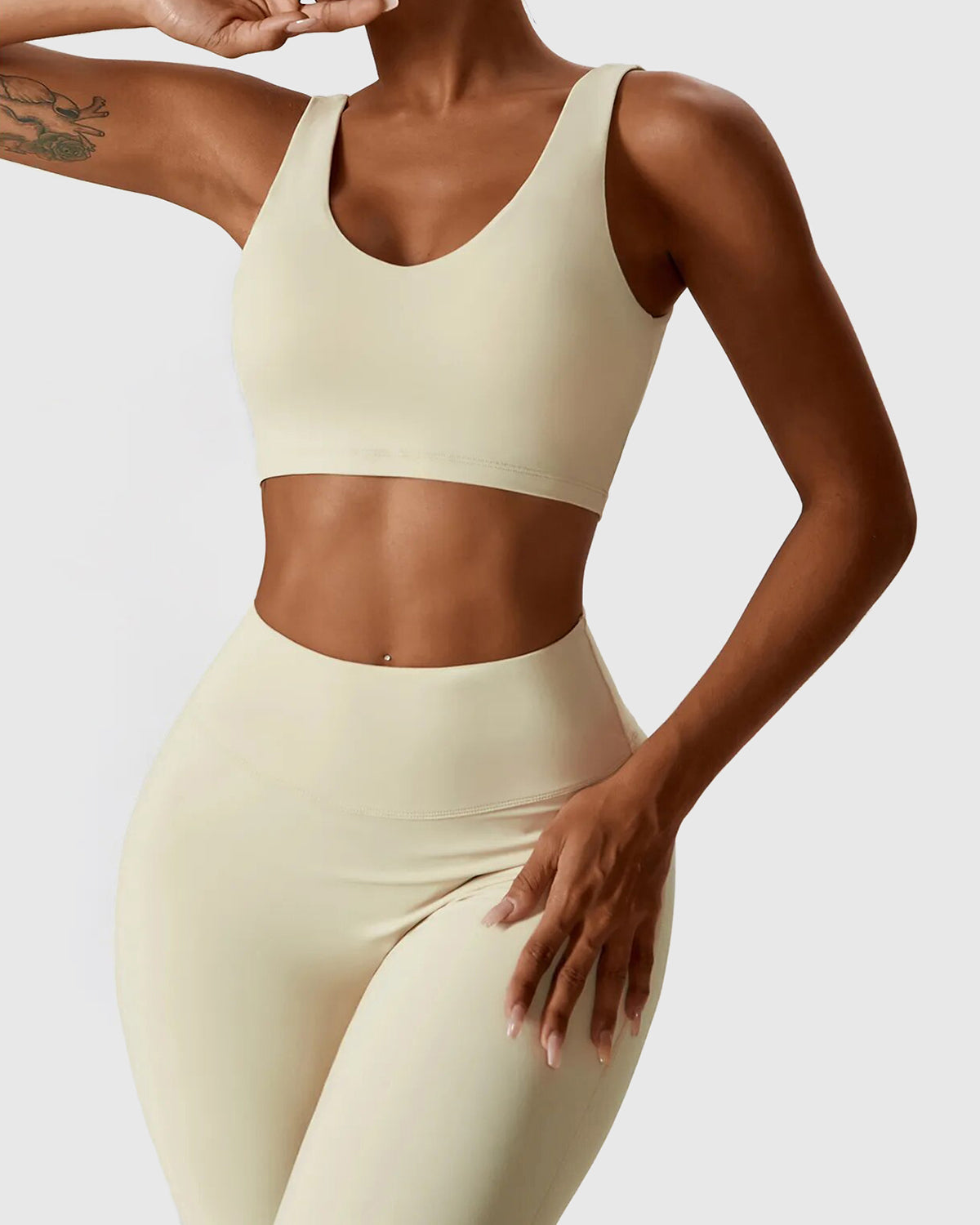 Oat Apricot Crop Top