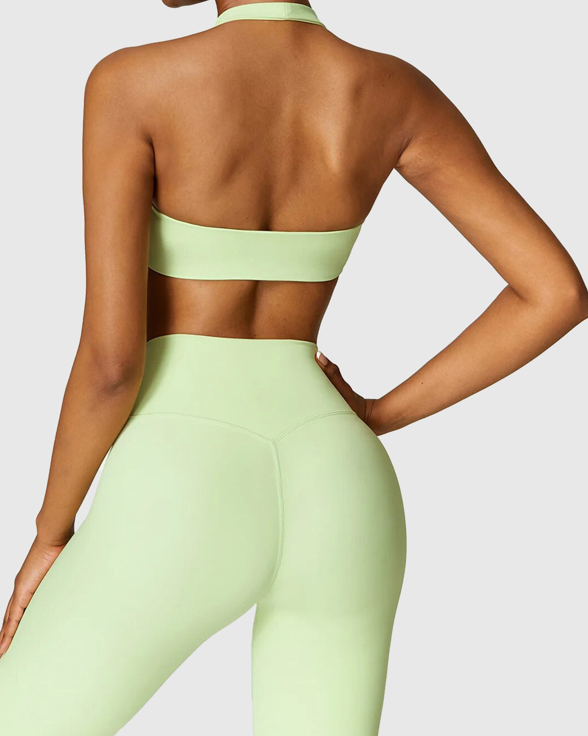 Light Green Halter Neck Bra