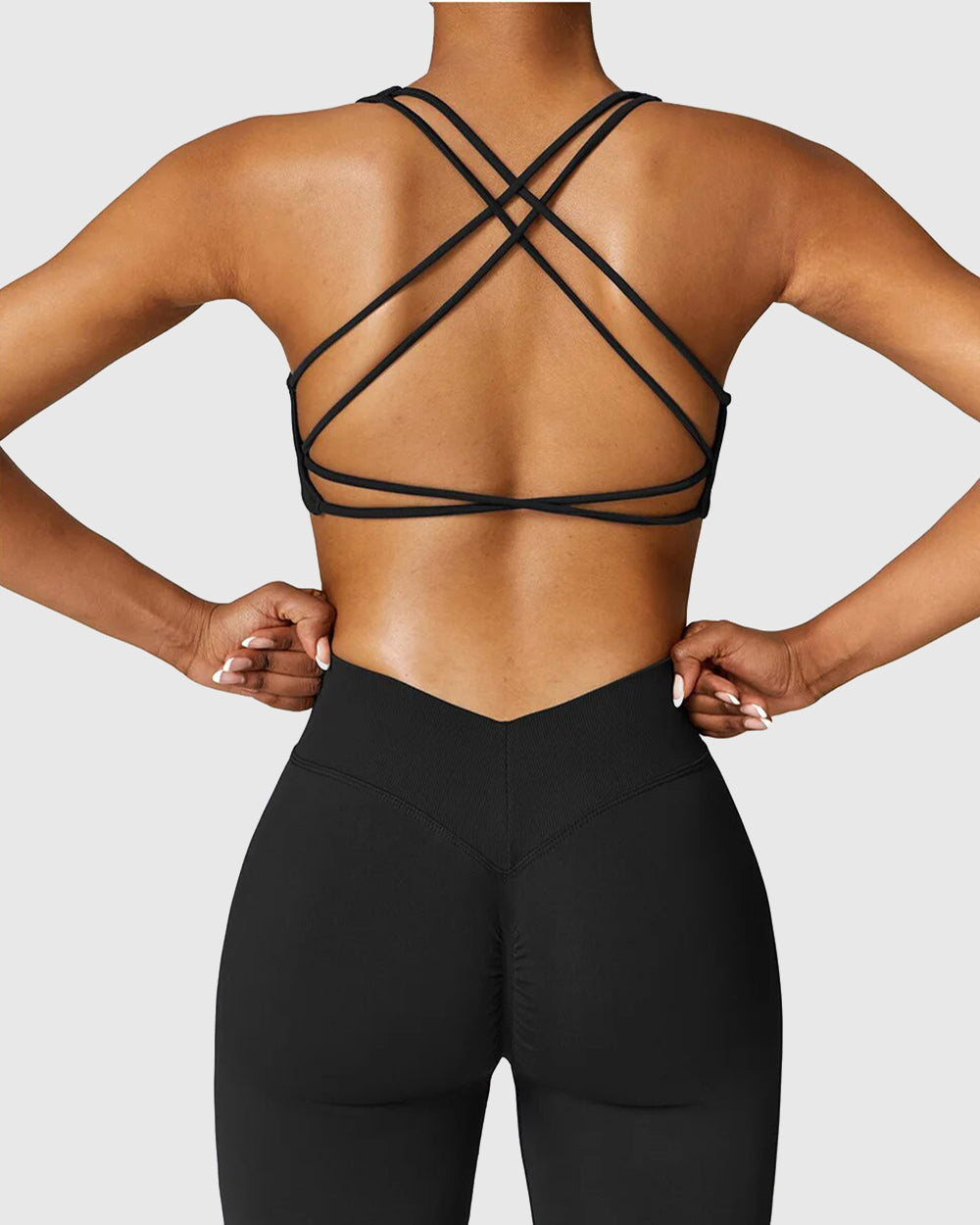 Seamless Cross-Back Bra