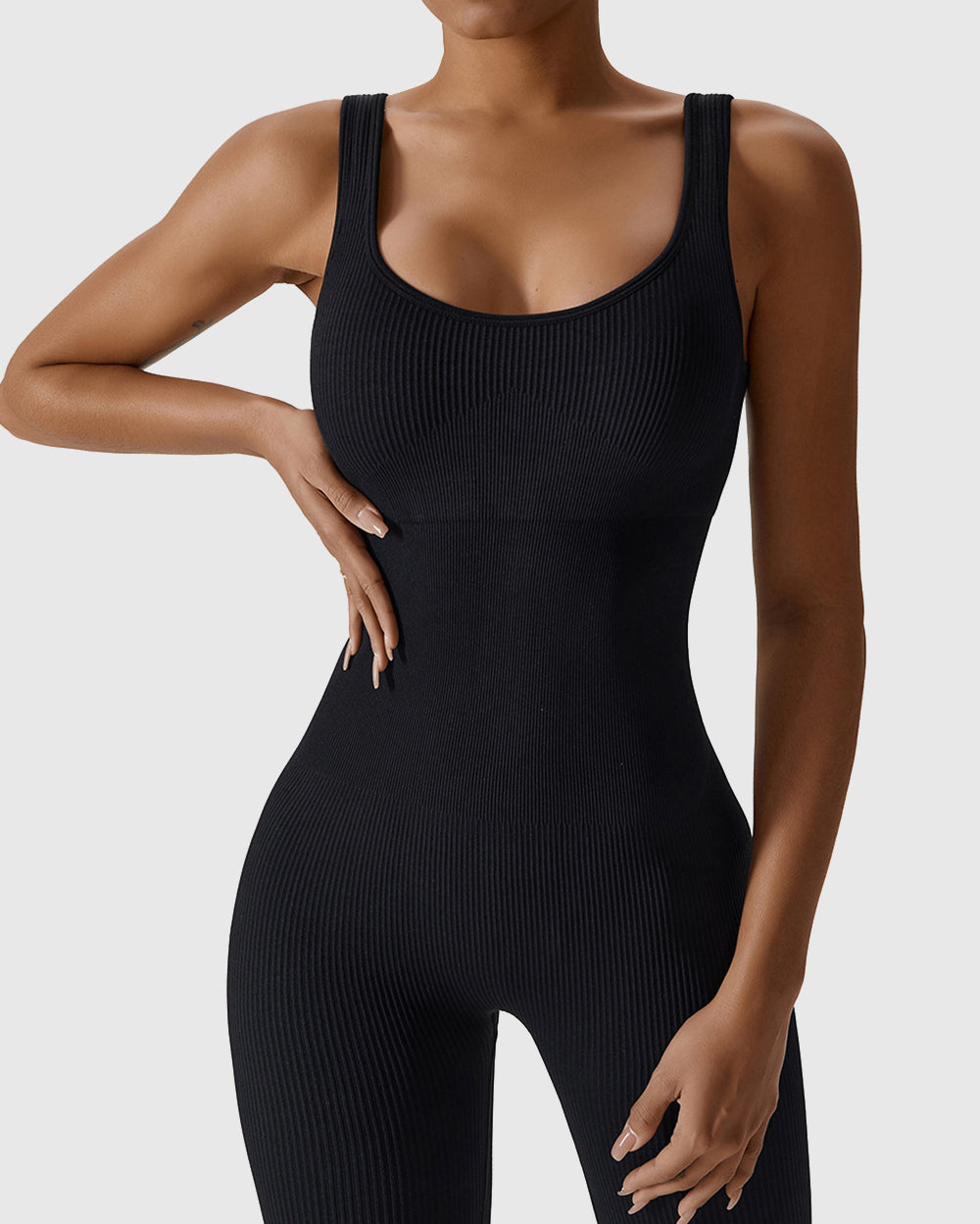 Sculpt Seamless Ribbed Cutout Unitard