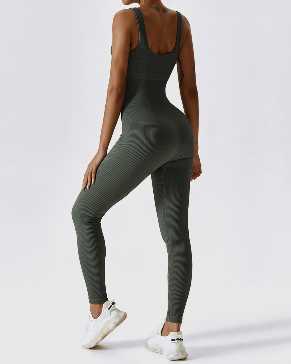 Sculpt Seamless Ribbed Cutout Unitard