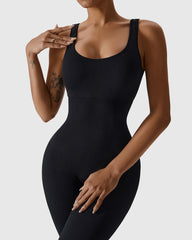 Sculpt Seamless Ribbed Cutout Unitard