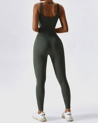 Sculpt Seamless Ribbed Cutout Unitard