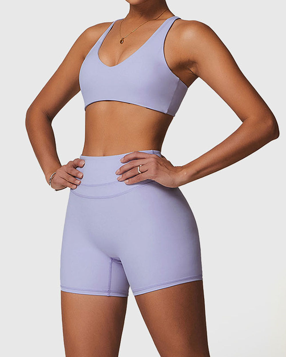 High Support, Moisture-Wicking High-Rise Shorts