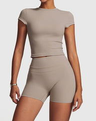 Women's High Waisted Gym Shorts
