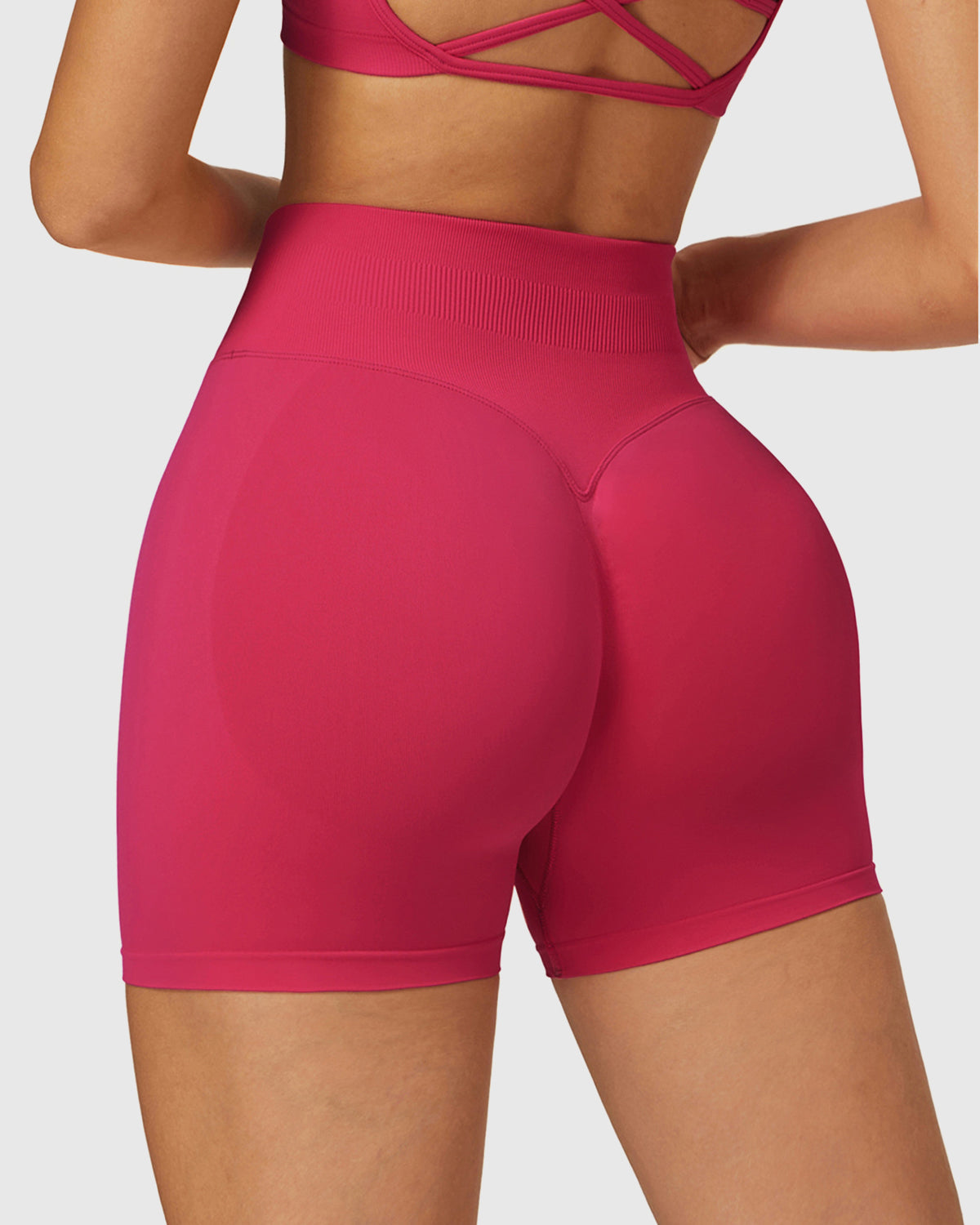 Sweat-Wicking Seamless Shorts for Women