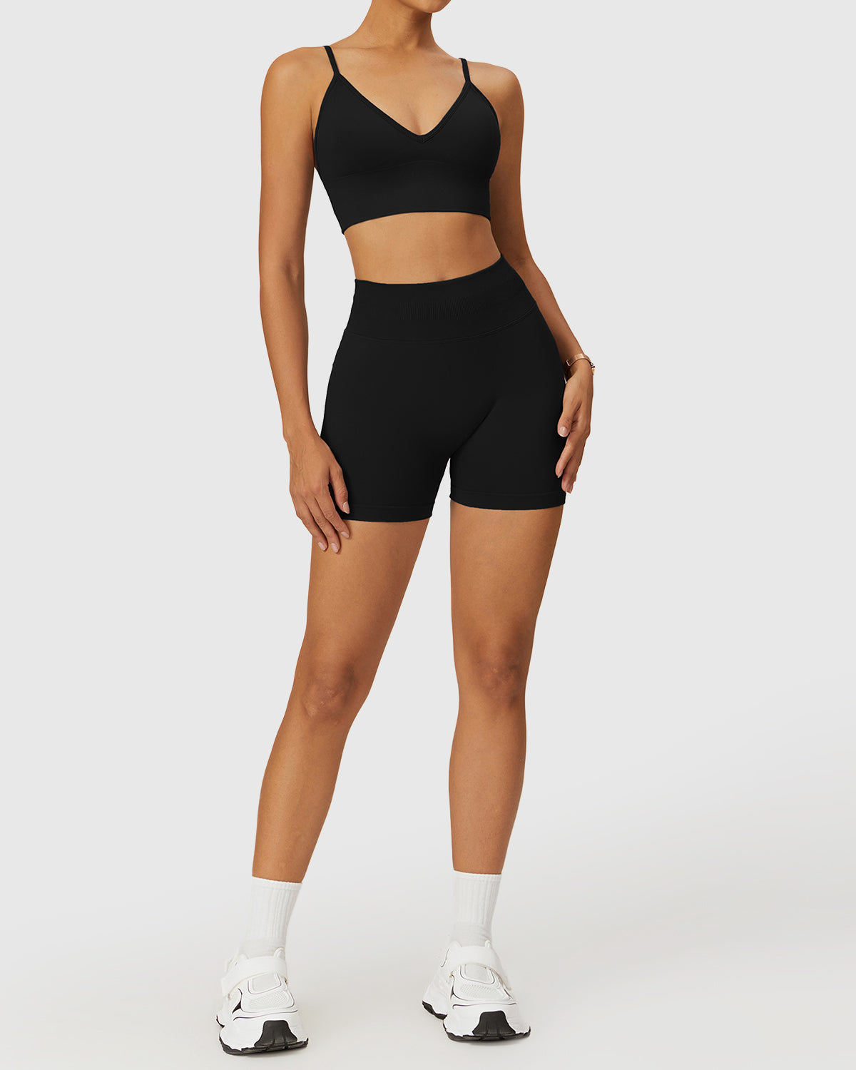 Lightweight Shorts & Medium Impact Sports Bra