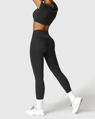 Seamless Leggings & Crop Top 