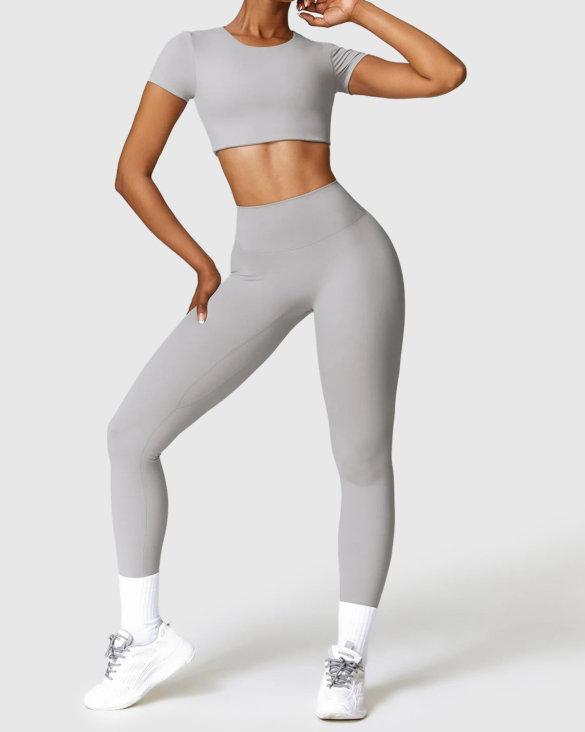 Seamless Leggings & Crop Top 