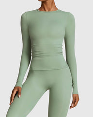 Green Long Sleeve Top 