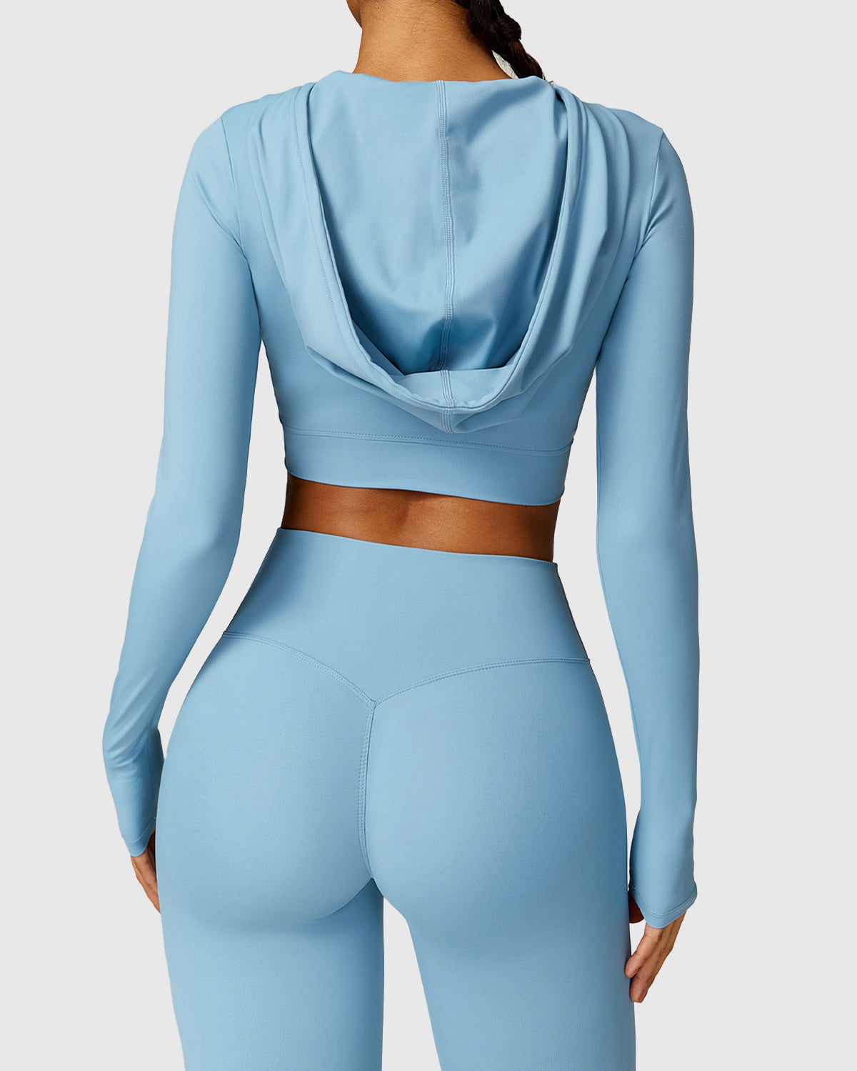 Workout Long Sleeve Crop Top