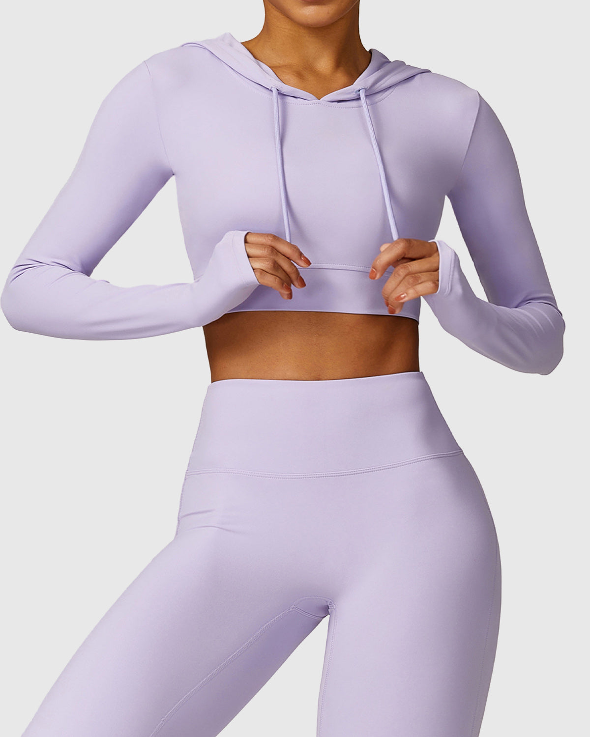 Sporty Long Sleeve Crop Top for Women