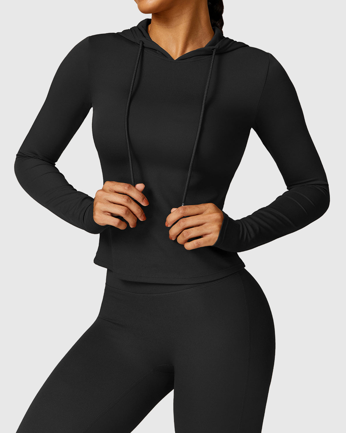  Black Women Long Sleeve Top