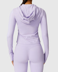 Light Purple Yoga Long Sleeve Top