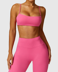 Pink Strap Bandeau Bralette