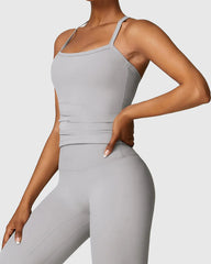 Light Grey Strap Tank Top