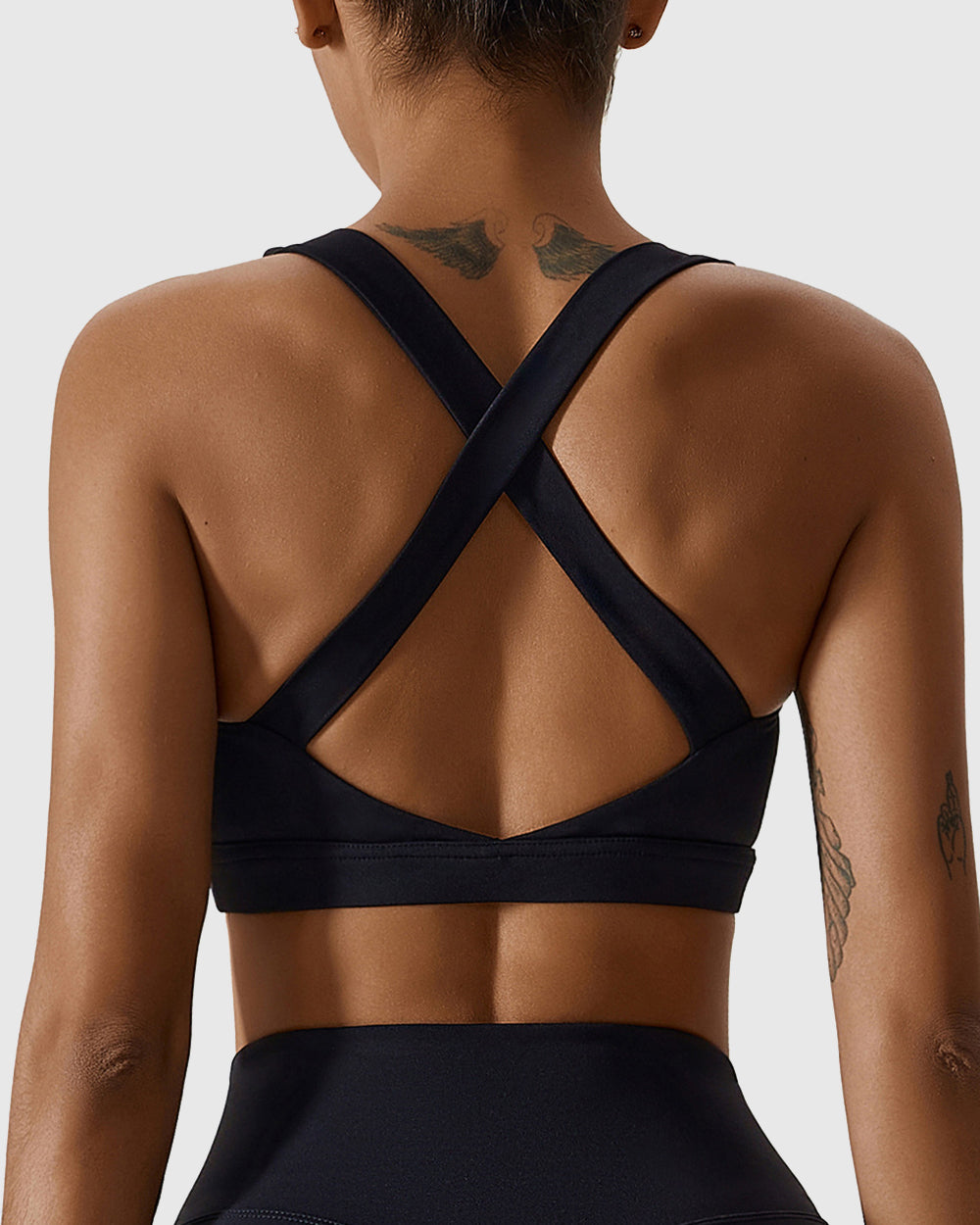 Best Black Cross-Back Sports Bra